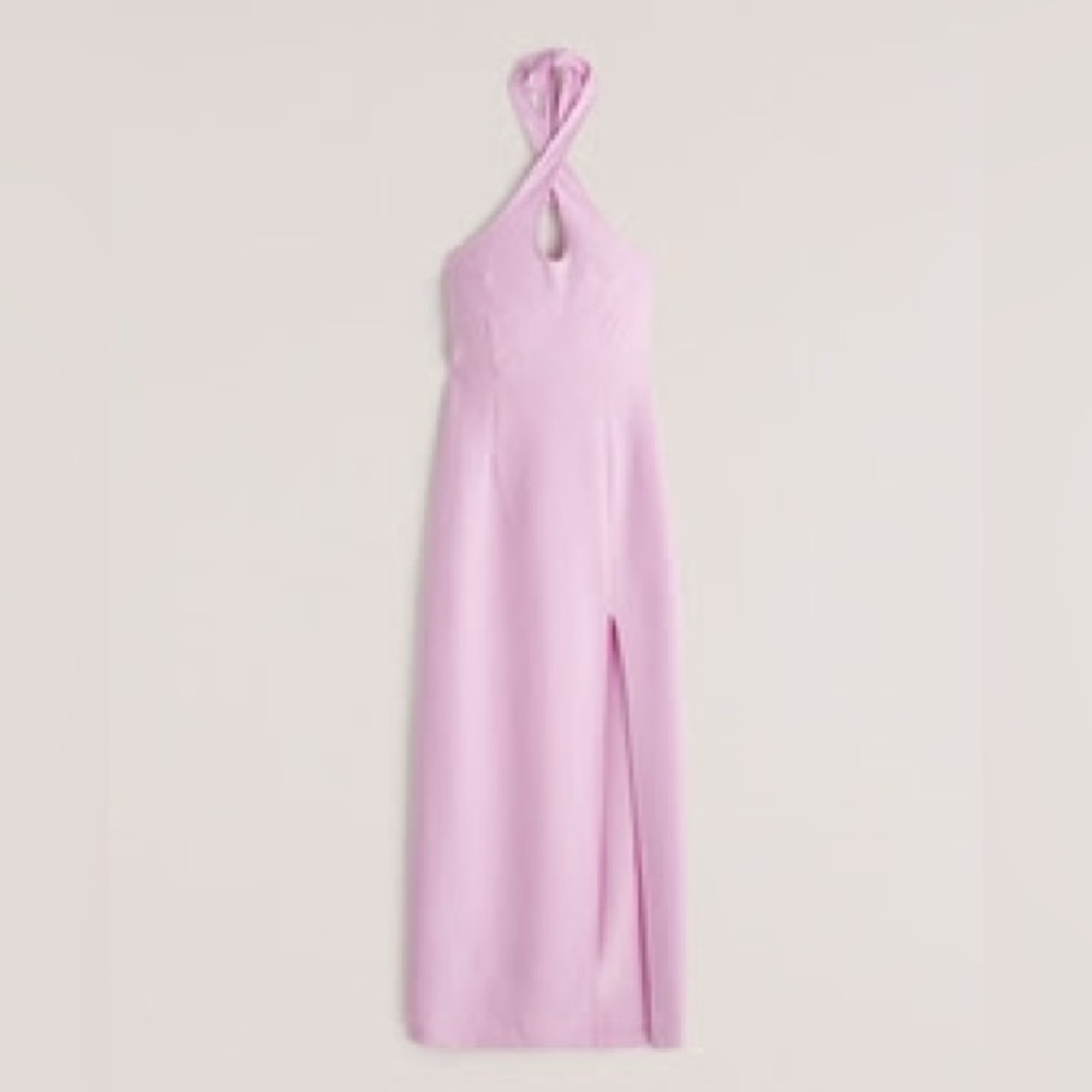Abrecrombie Women's Keyhole Halter Maxi Dress
